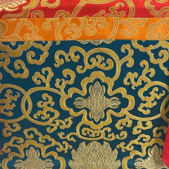 Genuine HandPainted Master Tanka Painting meditation wall hanging Silk Brocade - Picture 3 of 6